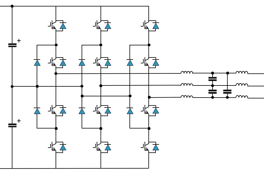 125KW AC DC Power Module circuit design